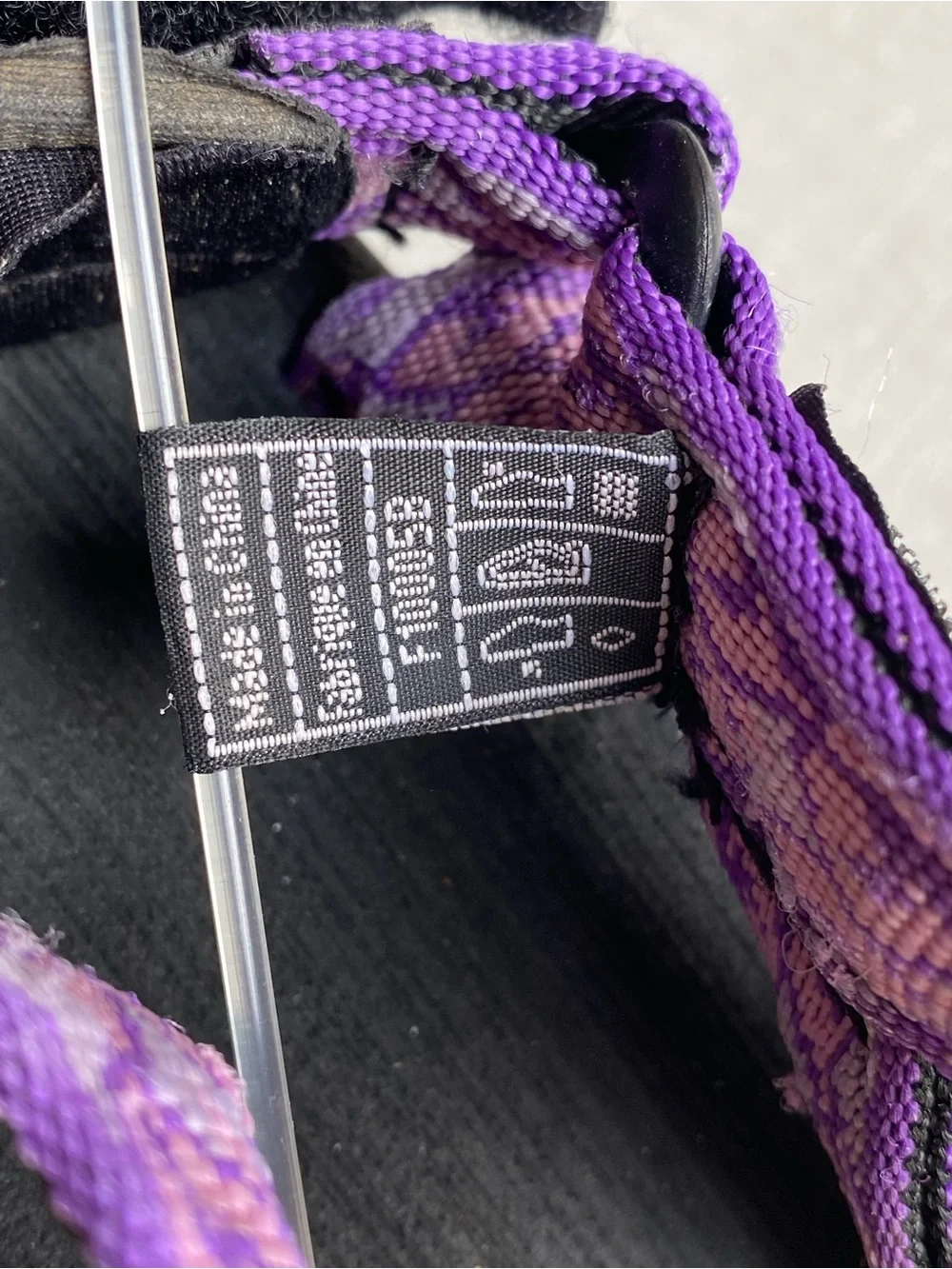 Teva Hurricane Women's Purple Geometric Pattern Strappy Sport Sandals Size 4